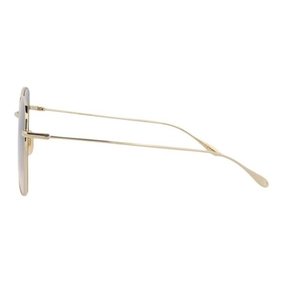 Gucci Womens Square/Rectangle Gold Gold Red Fashion Designer Eyewear - Picture 3 of 4